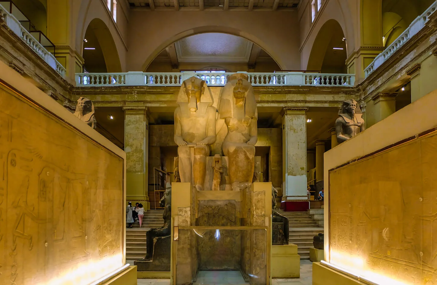 A-picture-of-the-two-statues-of-security-at-the-entrance-of-the-Egyptian-Museum.jpg